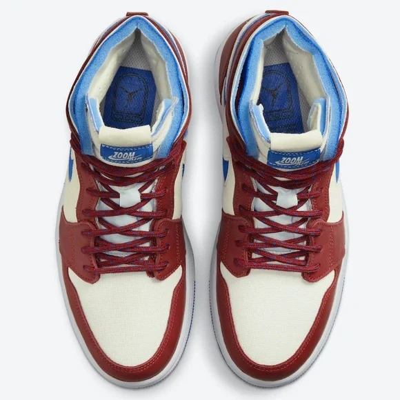 NEW AIR JORDAN 1 ZOOM Air CMFT “TEAM RED” Shoes - Picture 5 of 8